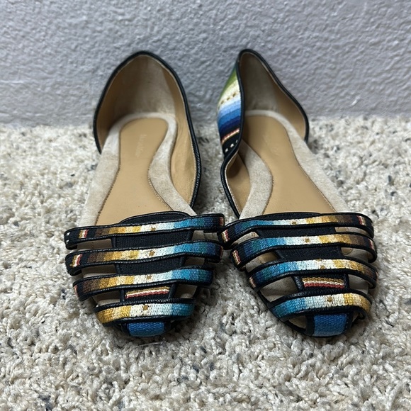 Mara & Mine Southwest Tribal Print Sandal Flats Size 7 NWOB - Picture 2 of 7